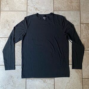 RHONE Men's Charcoal Long Sleeve Tee